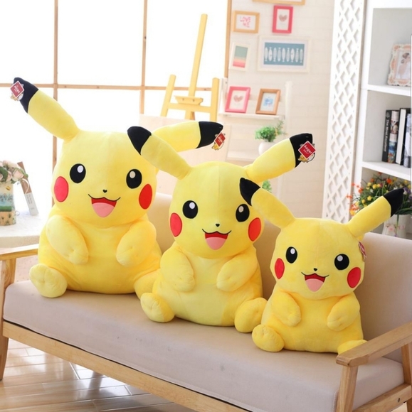 Pokemon Plushies Snorlax Pikachu Psyduck Squirtle - Picture 4 of 6